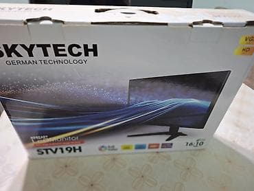 Masaüstü kompüterlər və komponentlər: SKYTECH STV19H LCD Rəngli Monitor - Ekran: 19" (16:10 nisbəti) - — 1
