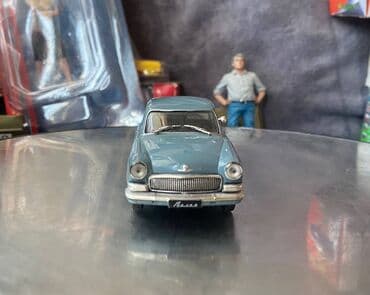 Kolleksiya qaşıqları: Коллекционная модель GAZ-21R Volga third series grey 1962 Deagostini — 3