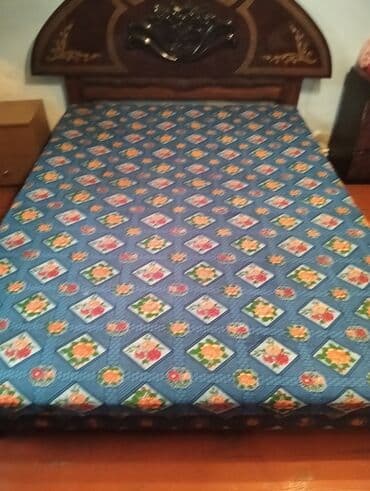 İşlənmiş, İkinəfərlik çarpayı, Bazasız, Matras ilə, Siyirməsiz