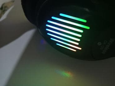 RGB işıqlanmalı simsiz qulaqlıq - Model qeyd: “Wireless CK-19” yazısı — 3