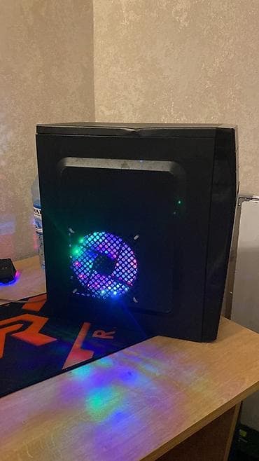 ssd 240gb: Masaüstü kompüter seti - Korpus: qara mid-tower, yan paneldə RGB — 1