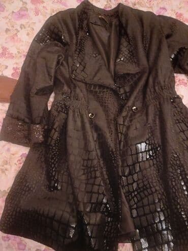 черная пантера оригинал и подделка: Qadın üst geyimləri dəsti 1) Qara-ağ dama/desenli tweed tipli palto - — 2