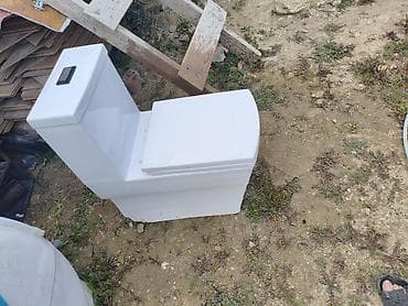 Divar kağızları, oboy: Unitaz – kompakt, birgə (monoblok) model - Aşağıdan çıxışlı, döşəməyə — 2