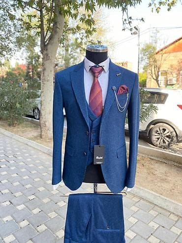 kostyum modelleri: Şık kişi kostyum dəsti - Model: 3 parçalı klassik kostyum – pencək — 2
