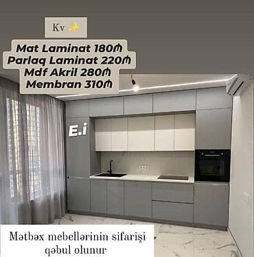 mebel metbex: *Mətbəx mebellərinin Sifarişlə Hazırlanması* ➡️Yüksek səviyyədə xidmət — 1