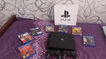 PS4 oyun diskləri və PS4 konsolu üçün tam dəst Dəstdə olanlar: - lalafo.az -da PS4 oyun diskləri və PS4 konsolu üçün tam dəst Dəstdə olanlar: -