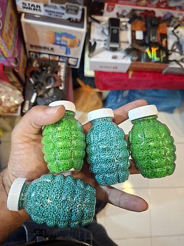 ag baliq: Oyuncaq silahlar üçün plastik BB mərmiləri (6 mm) – əl qumbarası — 3