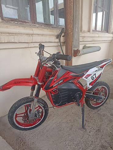 usag paltari: Uşaq elektrik mini motosikleti – “Dirt Bike” stili - Rəng — 4