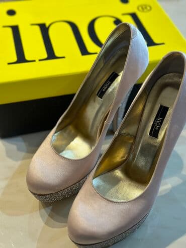 Muncuqlar: Tuflilər, Ölçü: 37, rəng - Bej, Yeni — 2