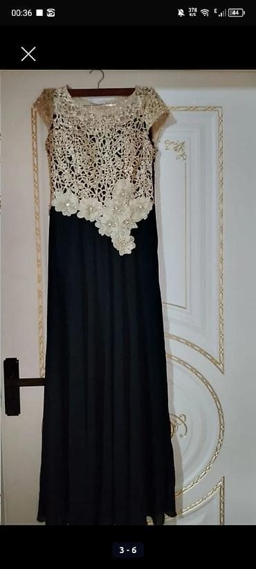 платье на кыз узатуу: Qadın gecə/libas geyimi - Model: Uzun, axıcı ətəkli ziyafət/libas - — 1