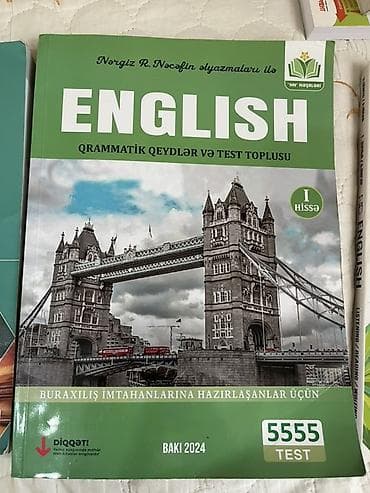 kohnə kitablar: Məhsul: “English – Qrammatik Qeydlər və Test Toplusu” (I hissə) - — 1