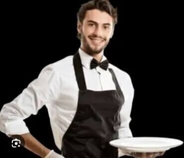 Ofisiant tələb olunur, Gündəlik ödəniş, 18-29 yaş, 1 ildən az təcrübə