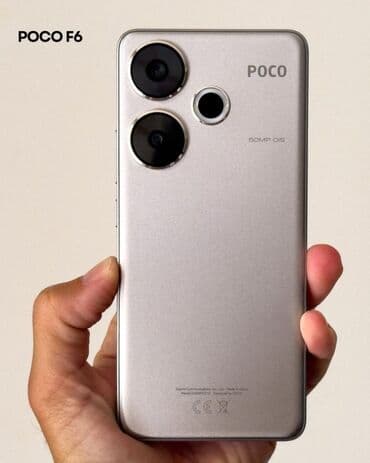 iphone 8 plus plata: Poco F6, 512 GB, rəng - Qızılı, Barmaq izi — 1