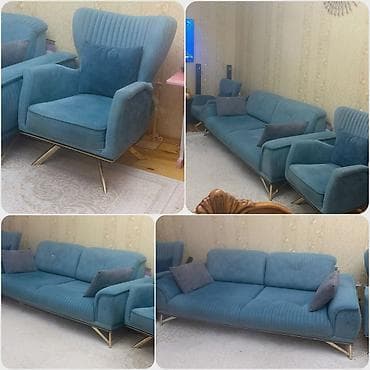 İşlənmiş, Divan, 2 kreslo, Bazasız