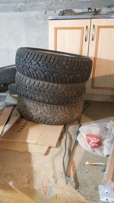 Qış mövsümü üçün təkər dəsti - Növ: Qış təkərləri, şipli (sürüşkən və