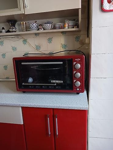 Simfer M4200 elektrik sobası.ishlek vezyetde Qırmızı rəngli korpuslu