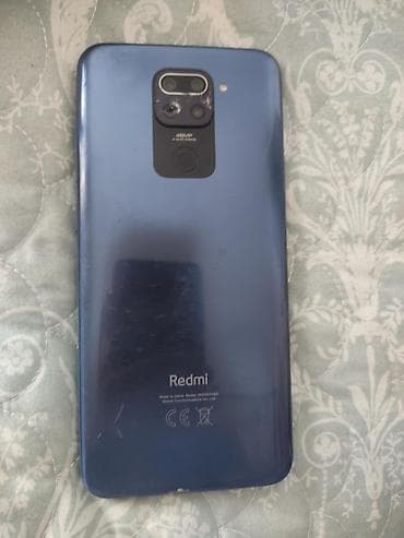 qara ekran şəkli: Redmi 9, 64 GB, rəng - Göy, Barmaq izi — 1