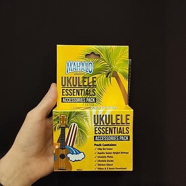 gitara temiri: Mahalo Ukulele seti: Mizzrablar Tüner Stikerlər Ukulele simləri Online — 1