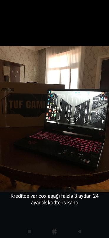 ASUS: ASUS TUF Gaming noutbuku - Model: ASUS TUF Gaming seriyası (qutusu — 1