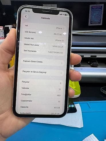 ıphone 7: IPhone 11, 64 GB, Ağ, Face ID — 4