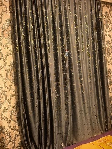 Новый, Велюр Занавеска, Бесплатная доставка at lalafo.az Новый, Велюр Занавеска, Бесплатная доставка