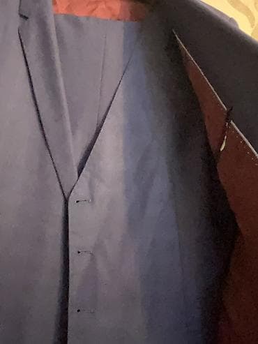 Верхняя одежда: Kişi kostyum pencəyi - Rəng: tünd maviyə çalan navy - Klassik, dar — 3