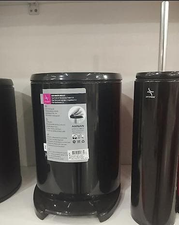 ANSAN pedallı zibil qabı – 6 litr - Həcm: 6 L - Rəng: Qara (Black) - — 1