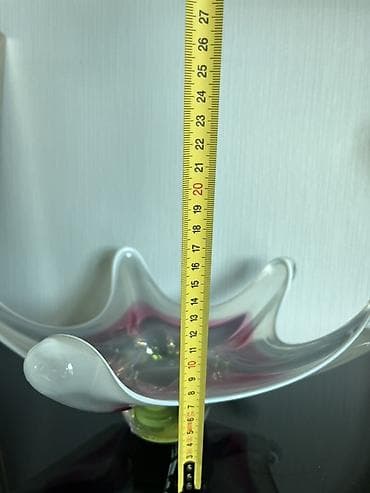 meyve qabı: Cexiya ( Bohemiya)istehsalı şüşə dekor qab Meduza - Material: qalın — 3