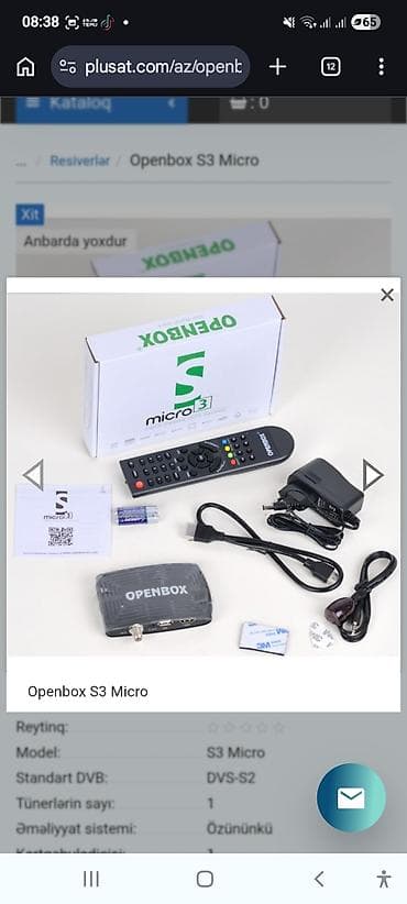 pubg lite barter: Openbox S3 Micro rəqəmsal peyk qəbuledicisi - DVB-S2 standartını — 4