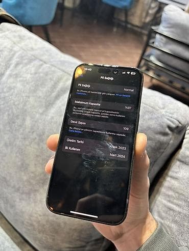 2 ci el iphone 8 plus: IPhone 15 Pro, Blue Titanium, Face ID — 3