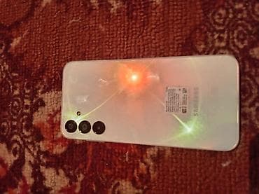 spiderman 2 disk: Samsung Galaxy A15, 128 GB, rəng - Bej, Barmaq izi — 1