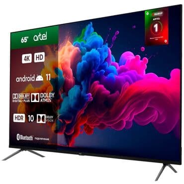 televizor 2 ci el: Yeni Televizor Artel Led 65" 4K (3840x2160), Pulsuz çatdırılma — 2