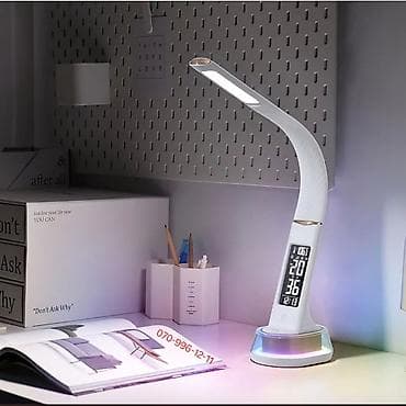 stolustu işıq: Stolüstü saat lampa Masaüstü lampa Table Lamp Ambient light🌈 Touch — 2