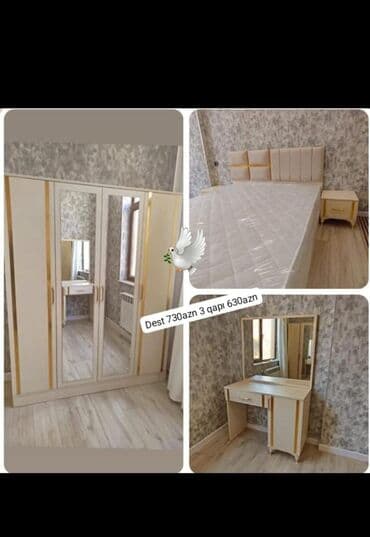 tek neferlik yataq desti: Yataq otağı mebeli yeni — 1