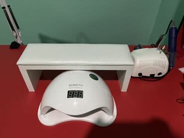 Manikür üçün avadanlıq seti - UV/LED lampa: SUN5 Plus modeli. Geniş