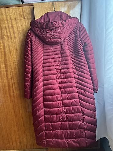 pull & bear kurtka: Qadın qış paltosu – Xuelijiabao (XJB) - Rəng: Bordo/şərab qırmızısı - — 3