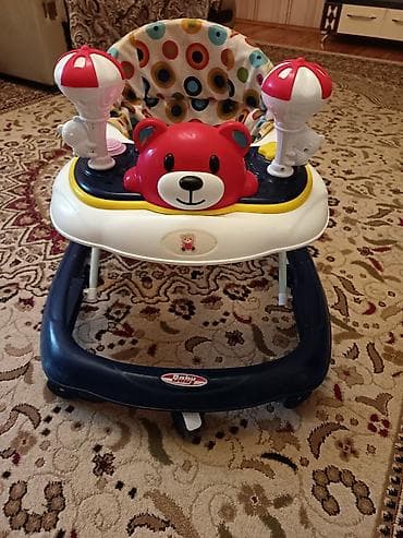 Uşaq gəzdirəci (Baby baby brendi) - Rənglər: ağ/nəvı göy korpus — 1