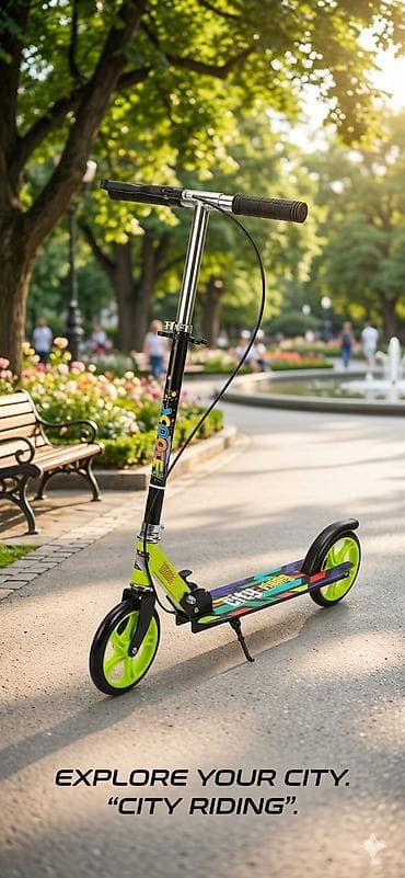 Самокаты: Premium qatlanan skuter – City Riding seriyası Şəhər gəzintiləri üçün — 3