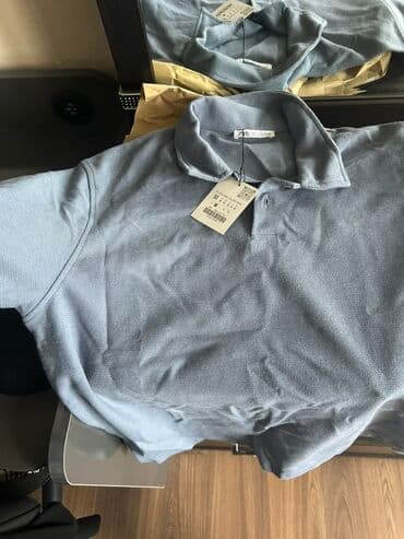 idman kişi şortları: Futbolka, Zara, M, rəng - Boz — 1