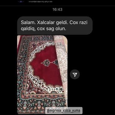 doseklerin yuyulmasi qiymeti: Xalçaların yuyulması | Ala-kiyiz, Palaz, Şırdak Pulsuz çatdırılma, Ünvandan götürmə — 3