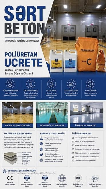bosch perforator satilir: Sərt Beton – sənaye və idman sahələri üçün peşəkar döşəmə örtük — 2