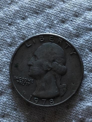ABŞ Quarter Dollar (25 sent) sikkəsi – 1978 - Növ: George Washington — 2