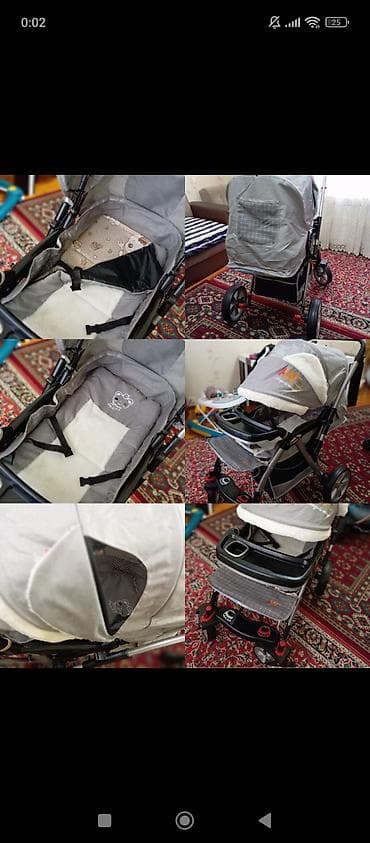 Коляски: Tecili satılır📍Üzərində hədiyyə 🎁🎁 kenguru ve içlik verilecek qış — 1