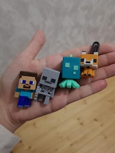 labubu oyuncaq: Minecraft kinderjoy figure 1 eded 4 azn -4 ədədini birdən alana — 2