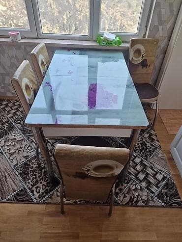 Mətbəx üçün, İşlənmiş, 4 stul