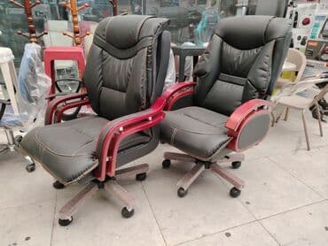 игровое кресло баку: Yeni, Təkərli, Qolları tənzimlənmir, Süni dəri — 3