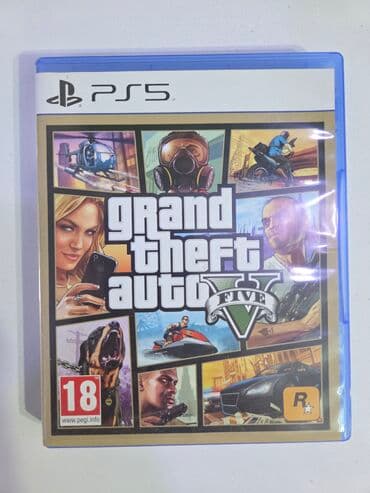 gta 5 disk: PS5 üçün Grand Theft Auto V (GTA V) – disk versiyası ideal vəziyətdə — 2