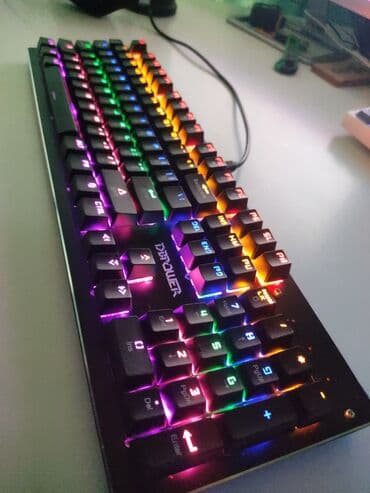 rgb klaviatura: DBPOWER Mechanical Keyboard Gaming RGB çox az işlenilib, ela — 2