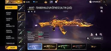 kostuyum: Free Fire hesabı – yüksək səviyyəli, zəngin kolleksiya və nadir — 3