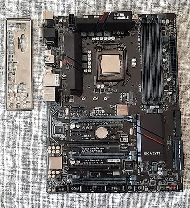 komputer ekrani: Bundle satılır - 195 AZN Ana plata : Gigabyte GA-Z170XP-SLI CPU  — 1